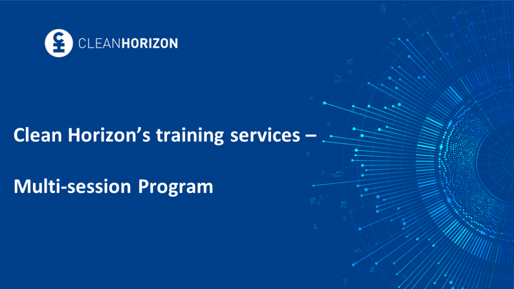 Clean Horizon's training services - Multi-session Program