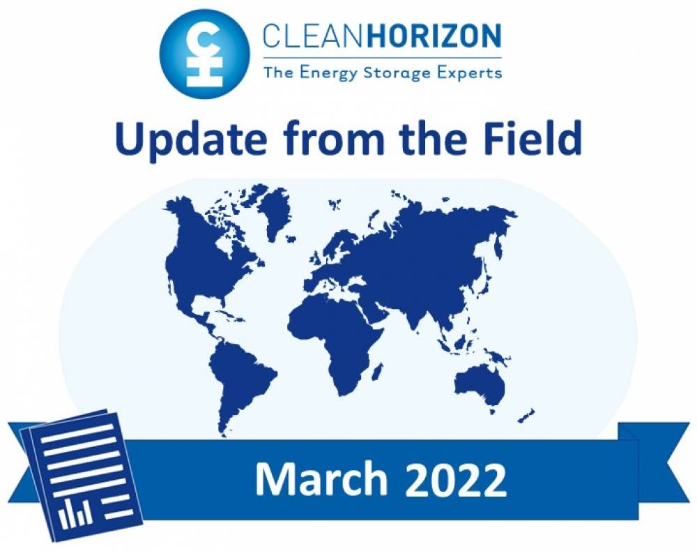 Update From the Field - March 2022: The Canadian energy storage market