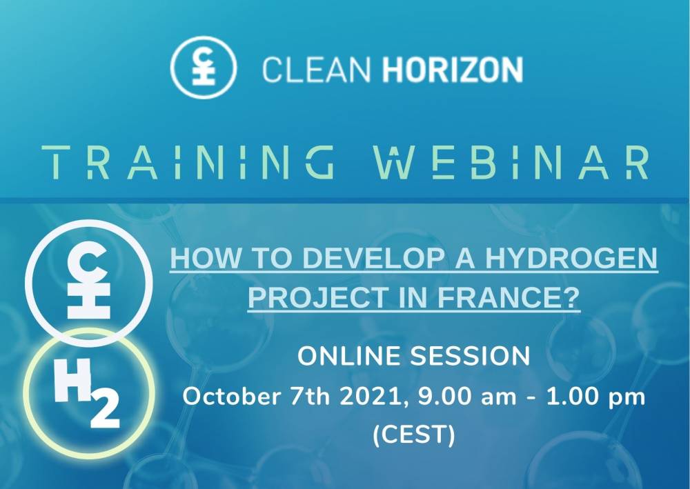 Hydrogen Webinar Training: How to develop an Hydrogen project in France?